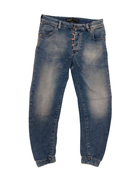 Scinn Leon Pantaloni Jeans pentru Bărbați Albastru