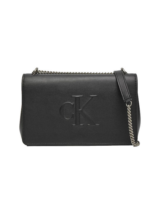 Calvin Klein Damen Tasche Schulter Schwarz