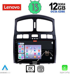 Lenovo Car Audio System for Hyundai Santa Fe 2003-2006 (Bluetooth/USB/WiFi/GPS) with Touch Screen 9"