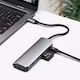 Onten Usb-c Otn-95116b Usb 3.0*3 Sd Tf Card Reader Pd Charger