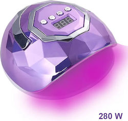 Woww Cosmetics Nagellackhärtungslampe LED 280W Rosa