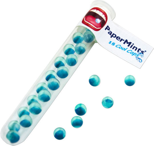 Papermints Cool Caps Μίνι Κάψουλες Μέντας Δροσερή Αναπνοή 18 Κάψουλες