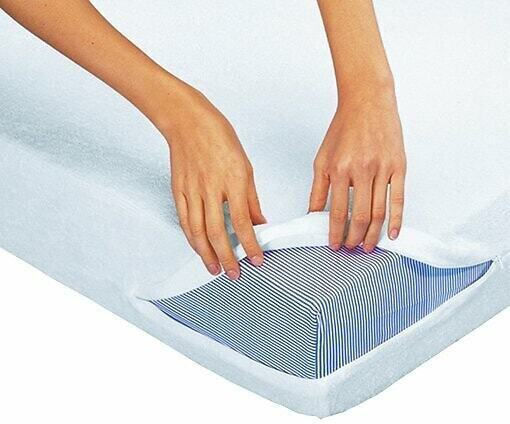 La Redoute Interieurs Protector Saltea Dublu cu Elastic Alb 140x190buc