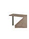 ΘΕΣΙΣ Επέκταση Γραφείου Camel Oak 100x60cm GAMMA-W-RETURN-CAMEL OAK