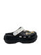 Twingo Damen Clogs Schwarz
