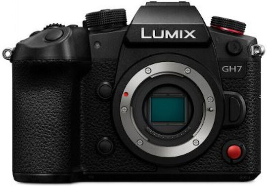 Panasonic Lumix GH7 Mirrorless Φωτογραφική Μηχανή Body Μαύρη