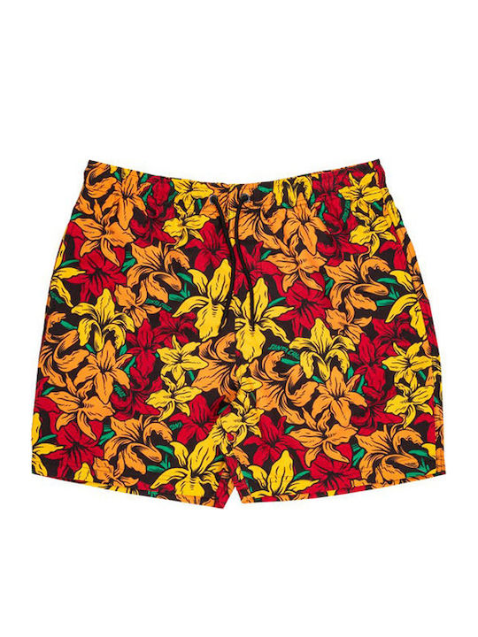 Men's Swimwear Bermuda Red/yellow Floral
