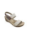 Inblu Anatomic Women's Platform Shoes Beige