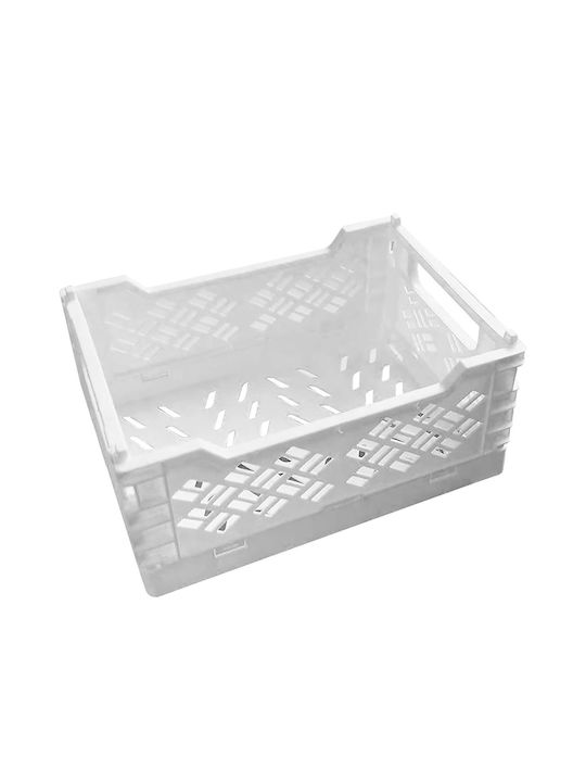 HOMie Storage Basket Plastic White 20x13.5x8.5cm 1pcs