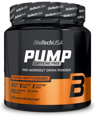 Biotech USA Pump Caffeine Free 330gr Tropical Fruit