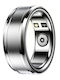 Techsuit R3 Smart Ring 19mm mit Pulsmesser Silber
