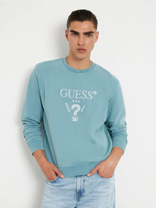 Guess Мъжки Суитшърт Blue