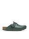 Birkenstock Boston Pro Women's Leather Anatomic Clogs Green