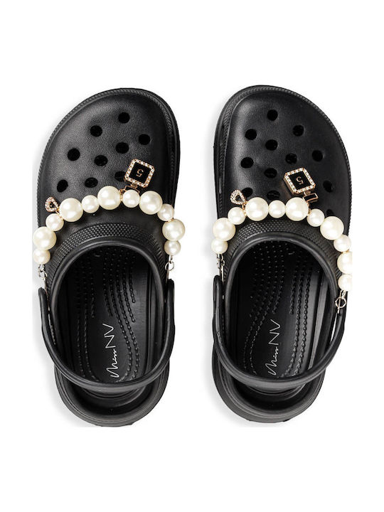 Envie Shoes Haven Damen Clogs Schwarz