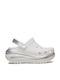 Crocs Classic Mega Crush Γυναικεία Σαμπό Λευκά
