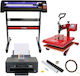 38 Swing Vinyl Cutter Led Value Printer Ciss Signcut Weeding Kit & Heat Tape