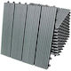 33 X WPC Terrassenfliesen 30x30cm Grau