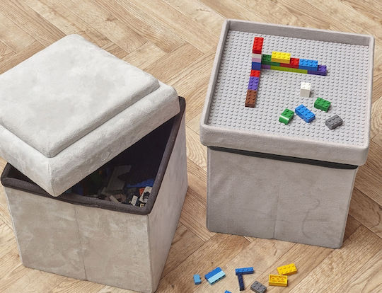 Kids Stool 27x27x30cm Grey