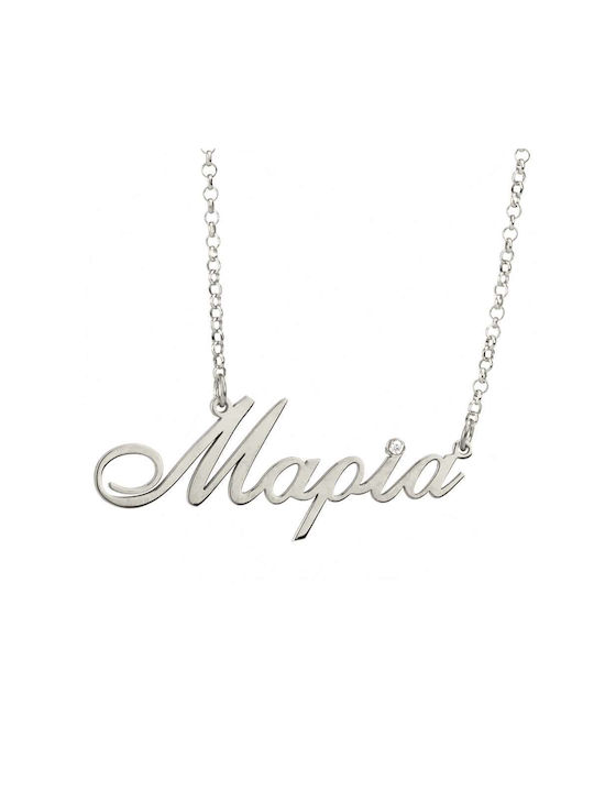 Goldsmith Necklace Name from Silver