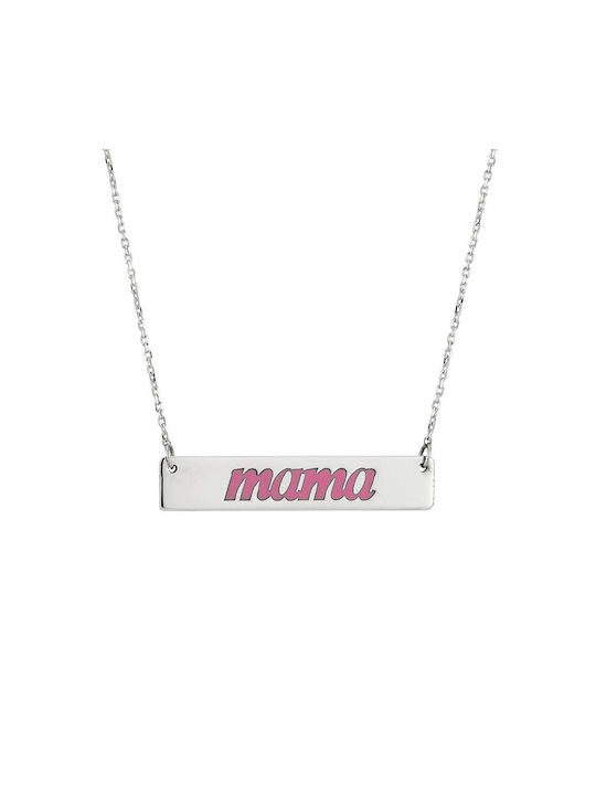 Goldsmith Necklace Mum from Pink Gold Plated Silver