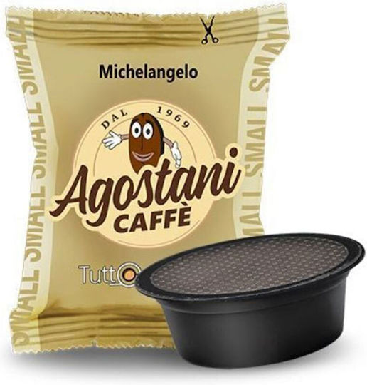 Agostani Κάψουλες Espresso Michelangelo Συμβατές με Μηχανή LavAzza A Modo Mio 100caps