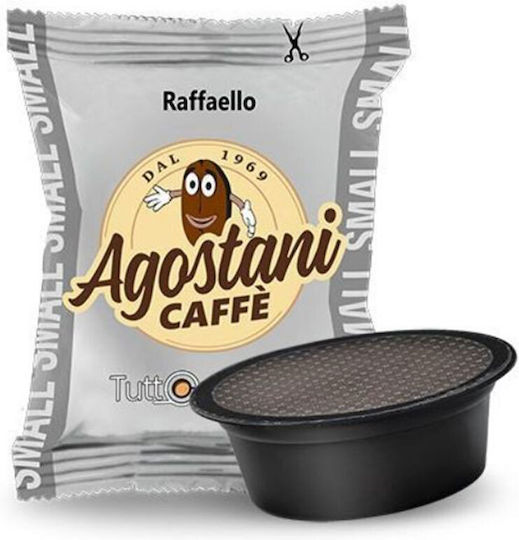 Agostani Kapseln Espresso Raffaello Kompatibel mit Maschine LavAzza A Modo Mio 100Mützen