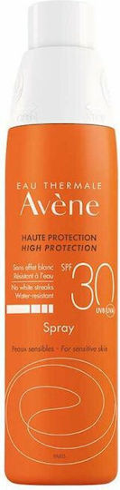 Eau Thermale Avène Soins Solaires Sunscreen For Face & Body SPF30+ Spray 200ml