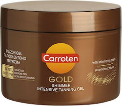 Carroten Gold Shimmer Intensive Gel Μαυρίσματος για το Σώμα με Χρώμα 150ml