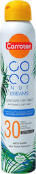 Carroten Coconut Dreams Αδιάβροχο Αντηλιακό Mist για το Σώμα SPF30