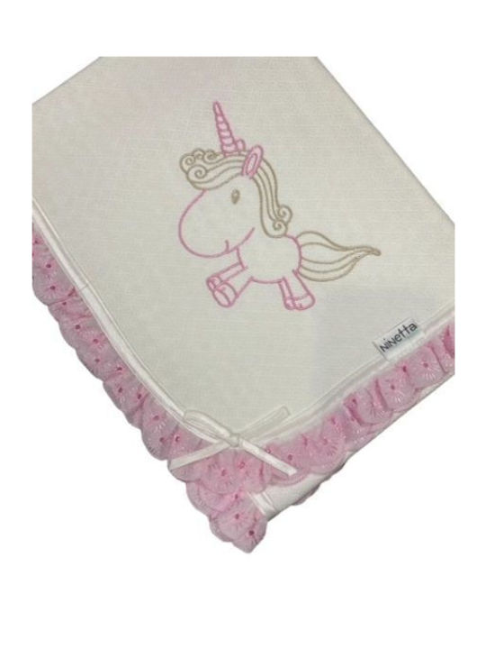 Ninetta Bebe Μονοκερος Pique Swaddle Wrap