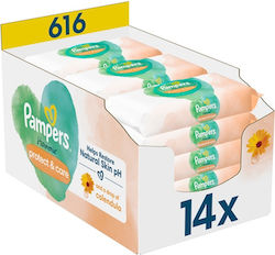 Pampers Harmonie Protect Μωρομάντηλα 14x44τμχ