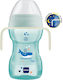 Mam Educational Sippy Cup Plastic with Handles Light Blue for 8m+m+ 270ml