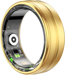 Techsuit R06 Smart Ring 19.8mm mit Pulsmesser Gold