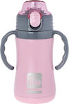 Queen Mother Kinder Trinkflasche Thermos Rostfreier Stahl Rosa 300ml