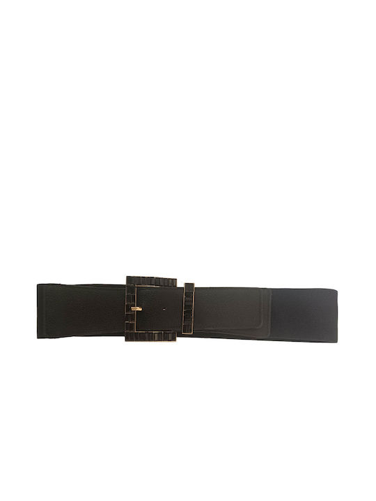 Baria Bags Elastic Women's Belt Black