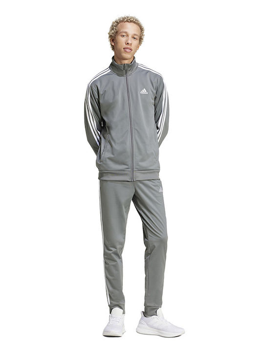 Adidas Basic 3-stripes Tricot Set Sweatpants Gray