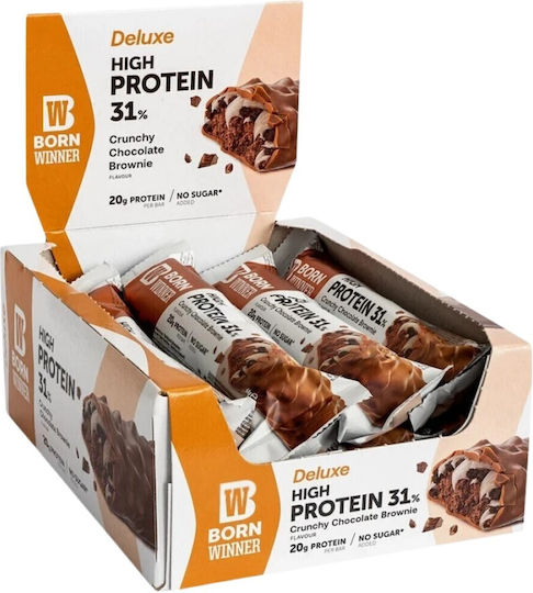 Born Winner Deluxe Блокчета с 31% Протеин & Вкус Deluxe Crunchy 12x64гр