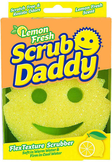 Scrub Daddy Kitchen Sponge for Dishes Yellow Lemon Fresh