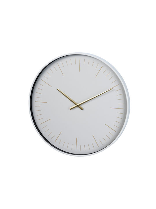 Wall Clock Plastic White