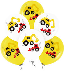 6 Balloons Vehicles 30cm