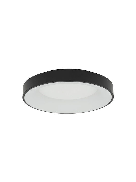 Nowodvorski Πλαφονιέρα Οροφής με Ενσωματωμένο LED σε Μαύρο χρώμα 48εκ.