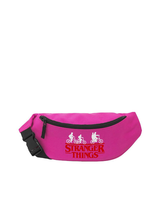 Koupakoupa Stranger Things Red Belt Bag Pink