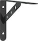 vidaXL Heavy-Duty Stainless Steel Shelf Brackets Silver 23.5x25mm 4pcs 30303
