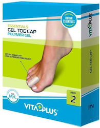 Vitaplus Gel Toe Cap Προστατευτικό Κάλυμμα Δακτύλου M L 2 Τμχ Vitaplus Gel Toe Cap Προστατευτικό Κάλυμμα Δακτύλου M L 2 Τμχ