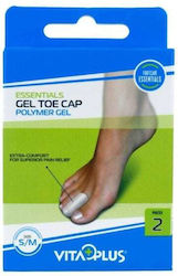 Vitaplus Gel Toe Cap Προστατευτικό Κάλυμμα Δακτύλου S M 2 Τμχ Vitaplus Gel Toe Cap Προστατευτικό Κάλυμμα Δακτύλου S M 2 Τμχ