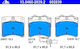 Vw Transporter Iv Chassis Brake Pads 70xd Ate 13046028392