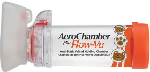 Trudell Aerochamber Plus Flow-vu Small Mask Inhalation Spacer Device Infant Mask 0-18 Months 1pc