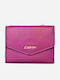 Small Leather Women's Wallet Classic with RFID Purple