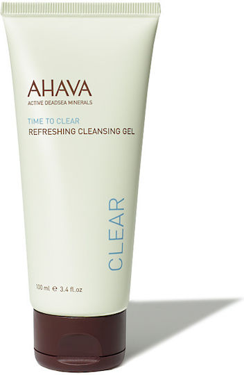 Ahava Time To Clear Gel Demachiant Facial și pentru Ochi cu Acțiune Hidratantă 100ml