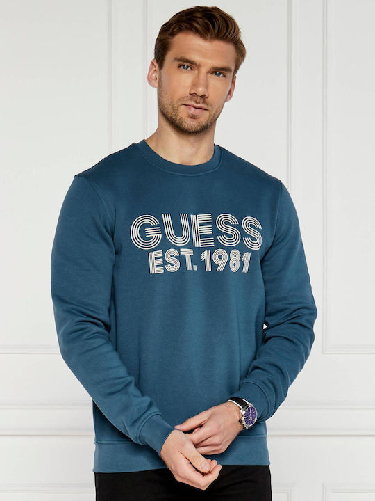 Guess Men's Sweatshirt Blue